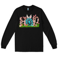 Black hop rabbit Long Sleeve Tee - MaliasSmallBusiness