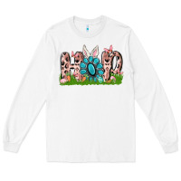 White hop rabbit Long Sleeve Tee - MaliasSmallBusiness
