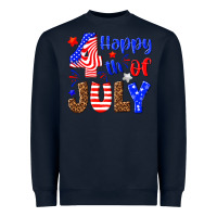 Navy happy 4th of july Heavyweight Sweatshirt - NancyCooperArtShop