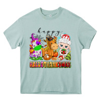 Arona happy hallothanksmas farm animals Heavy Core Tee - texasbilliewilder