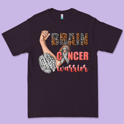 Brain Cancer Warrior Premium Tee Designed By Texasbilliewilder