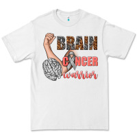 White brain cancer warrior Premium Tee - texasbilliewilder