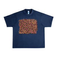 Navy leopard with pink glitter Urban Heavy Tee - Artiststas