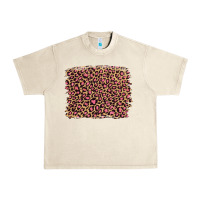 Sandshell leopard with pink glitter Urban Heavy Tee - Artiststas