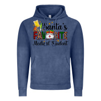 Vintage Denim santa's favorite medical student Vintage Hoodie - AdoDesignShop