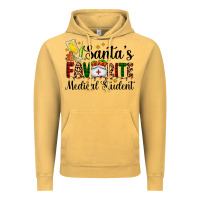 Vintage Mustard santa's favorite medical student Vintage Hoodie - AdoDesignShop