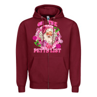Burgundy on the petty list Zipper Hoodie - MaliasSmallBusiness