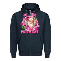 Navy on the petty list Zipper Hoodie - MaliasSmallBusiness