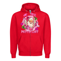 Red on the petty list Zipper Hoodie - MaliasSmallBusiness