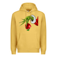 Antique Gold Christmas Character Premium Hoodie - NancyCooperArtShop