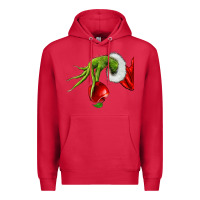 Cardinal Christmas Character Premium Hoodie - NancyCooperArtShop