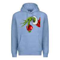 Colony Blue Christmas Character Premium Hoodie - NancyCooperArtShop