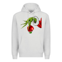 Dove Grey Christmas Character Premium Hoodie - NancyCooperArtShop