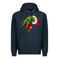 Navy Christmas Character Premium Hoodie - NancyCooperArtShop