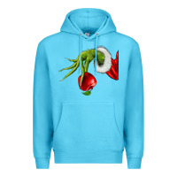Ocean Blue Christmas Character Premium Hoodie - NancyCooperArtShop