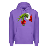 Purple Christmas Character Premium Hoodie - NancyCooperArtShop