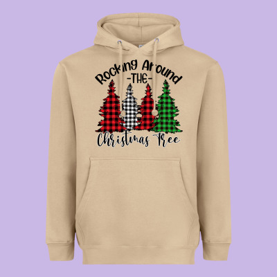 Rocking Around The Christmas Tree Heavyweight Hoodie Designed By Bettercallsaul