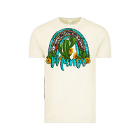 Vintage Arctic western cactus and sunflower mama rainbow Vintage Tee - Artiststas