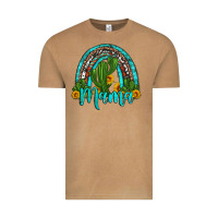 Vintage Camel western cactus and sunflower mama rainbow Vintage Tee - Artiststas