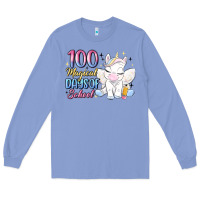 Colony Blue 100 magical days of school Long Sleeve Tee - MaliasSmallBusiness