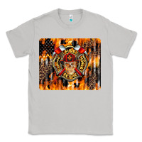 Moon Dust Firefighter Skull Classic Tee - LillyAllenDesigns