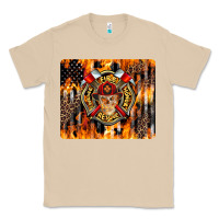 Mushroom Firefighter Skull Classic Tee - LillyAllenDesigns