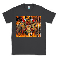 Smoke Firefighter Skull Classic Tee - LillyAllenDesigns