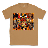 Toasted Coconut Firefighter Skull Classic Tee - LillyAllenDesigns