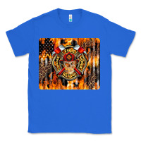 True Royal Firefighter Skull Classic Tee - LillyAllenDesigns