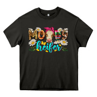 Asphalt moody heifer Heavy Core Tee - Zillion Design Studio