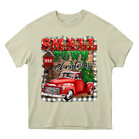 Mossy small town christmas Heavy Core Tee - BarkalooDesign
