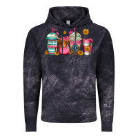 Cloud Black longhaired cow coffee cups Vintage Hoodie - Jasminsmagicworld