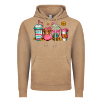 Vintage Coffee longhaired cow coffee cups Vintage Hoodie - Jasminsmagicworld