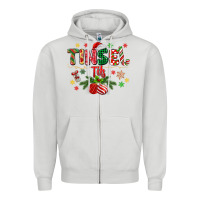 Dove Grey tinsel tits Zipper Hoodie - MaliasSmallBusiness