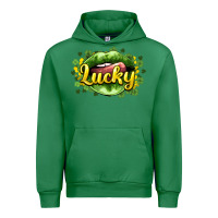 Emerald St. Patrick's Day lips lucky Urban Hoodie - HowdyJamesFarm