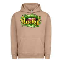 Pigment Burro St. Patrick's Day lips lucky Urban Hoodie - HowdyJamesFarm