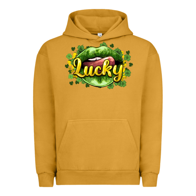 St. Patrick's Day Lips Lucky Urban Hoodie by HowdyJamesFarm | Teevron
