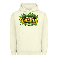 Pigment Pistachio St. Patrick's Day lips lucky Urban Hoodie - HowdyJamesFarm