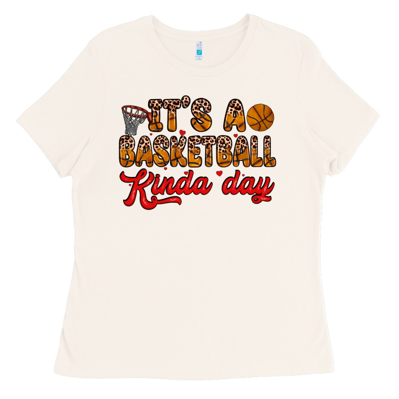 It S A Basketball Kinda Day Ladies Tee by Zillion Design Studio | Teevron