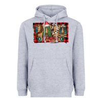 Heather Grey Papa Claus Beard Papa Claus Christmas Heavyweight Hoodie - Bettercallsaul