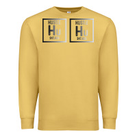 Antique Gold Hustle Harder Neon Premium Sweatshirt - Bettercallsaul