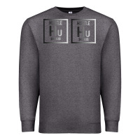 Charcoal Heather Hustle Harder Neon Premium Sweatshirt - Bettercallsaul
