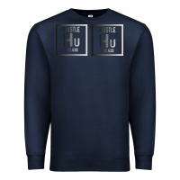 Navy Hustle Harder Neon Premium Sweatshirt - Bettercallsaul