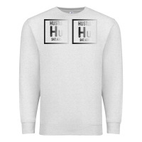 Oatmeal Heather Hustle Harder Neon Premium Sweatshirt - Bettercallsaul