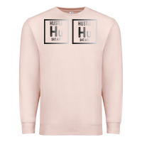 Pale Pink Hustle Harder Neon Premium Sweatshirt - Bettercallsaul