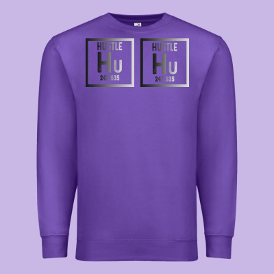 Hustle Harder Neon Premium Sweatshirt Designed By Bettercallsaul