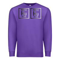 Purple Hustle Harder Neon Premium Sweatshirt - Bettercallsaul