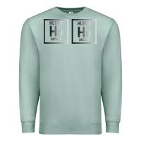 Seafoam Hustle Harder Neon Premium Sweatshirt - Bettercallsaul