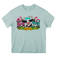 Arona mom with cow Heavy Core Tee - Zillion Design Studio