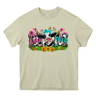 Mossy mom with cow Heavy Core Tee - Zillion Design Studio